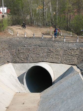 Фото 89. Водозащитные сооружения ж.д. тоннеля